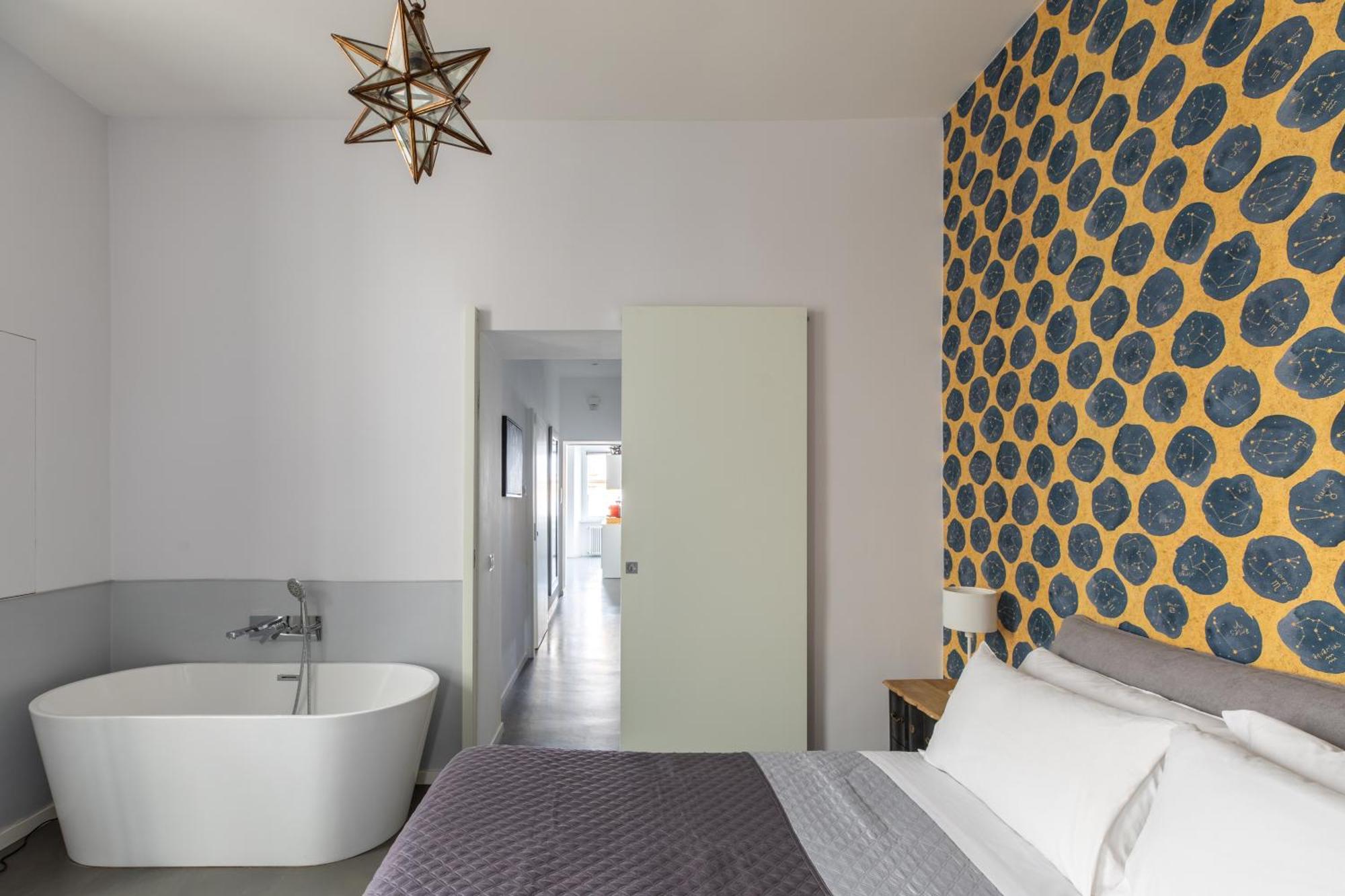 Appartamento Trastevere Modern 4br 4baths, Wifi, Ac, Custom Kitchen, Living Roma